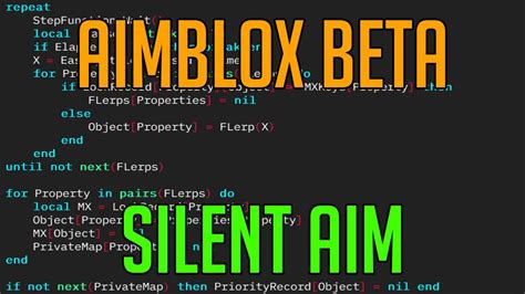 Web. . Aimblox beta script